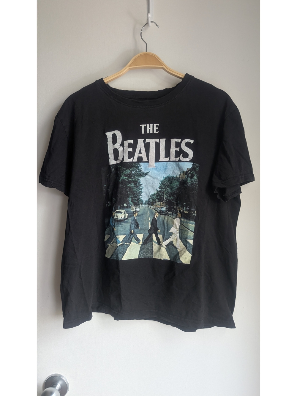 The Beatles Abbey Road Graphic Tee - Black - Men